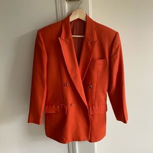 Vintage Orange Blazer